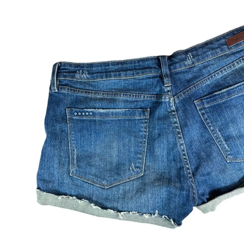 BlankNYC The Fulton Distressed Denim Shorts - Picture 6 of 7